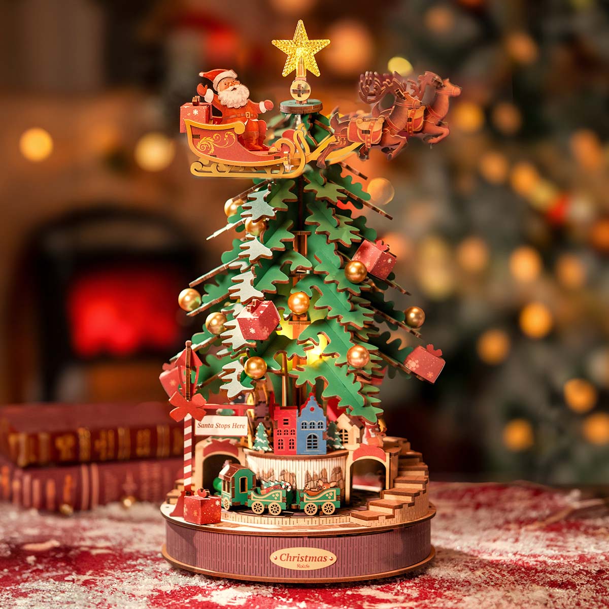 Quebra-cabeça 3D "Árvore Musical de Natal"
