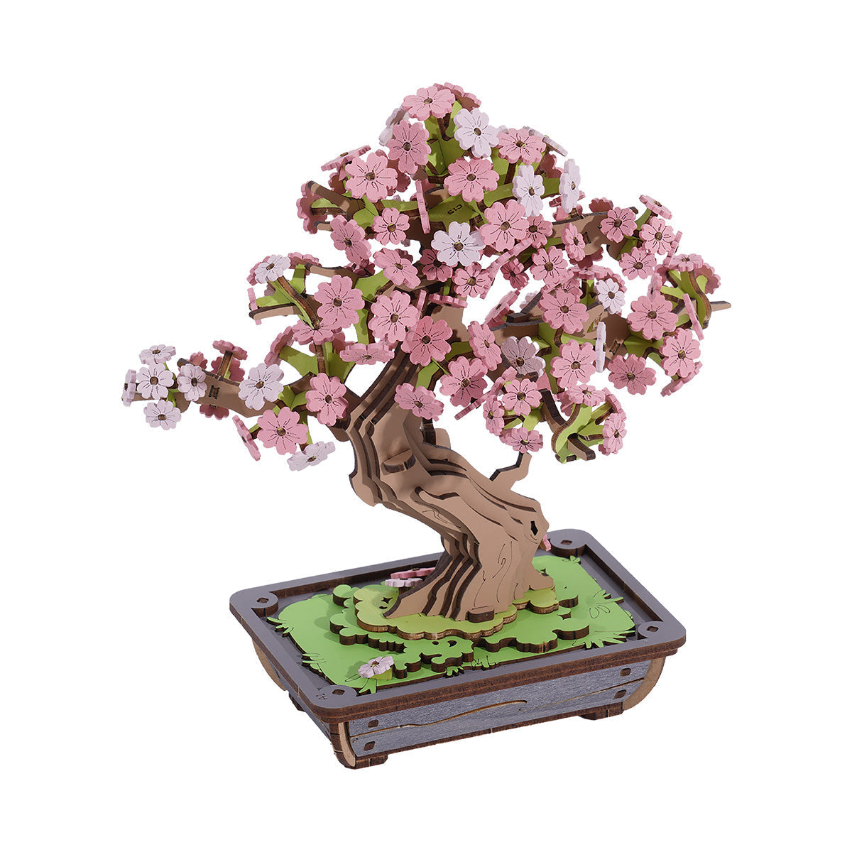 Quebra-cabeça 3D "Bonsai de Flor de Cerejeira Sakura"