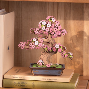 Quebra-cabeça 3D "Bonsai de Flor de Cerejeira Sakura"