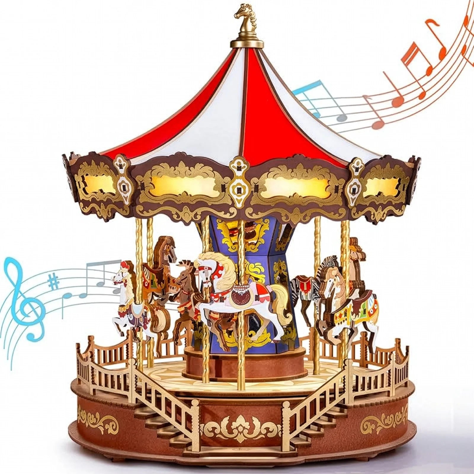 Quebra-cabeça 3D "Carrossel Tradicional"