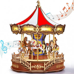 Quebra-cabeça 3D "Carrossel Tradicional"