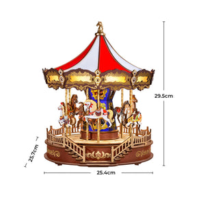 Quebra-cabeça 3D "Carrossel Tradicional"