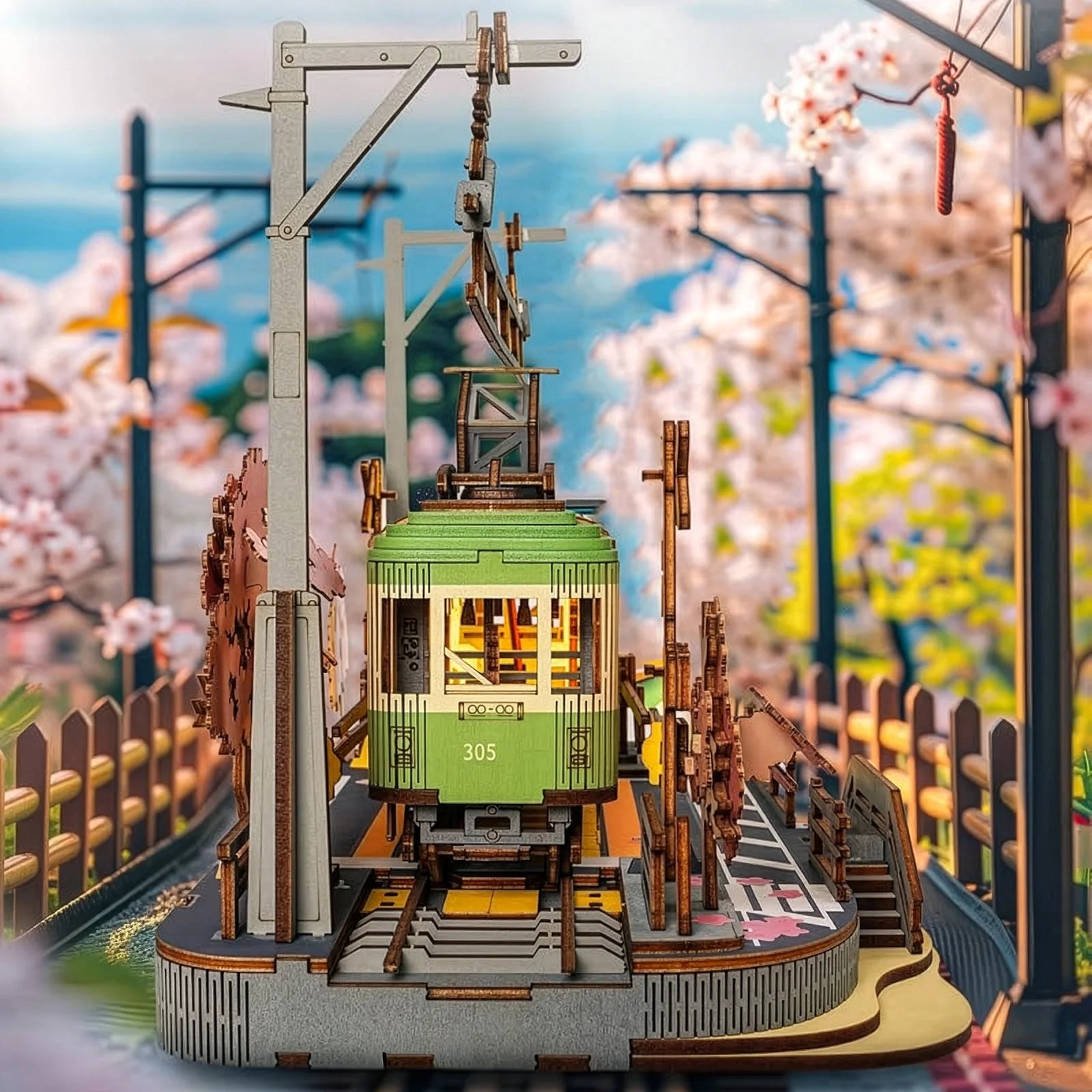 Quebra-cabeça 3D "Estação Caminho das Cerejeiras"