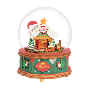 Quebra-cabeça 3D "Vila Musical de Natal do Papai Noel"