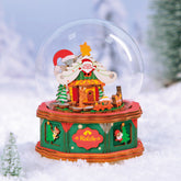 Quebra-cabeça 3D "Vila Musical de Natal do Papai Noel"