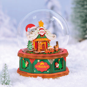Quebra-cabeça 3D "Vila Musical de Natal do Papai Noel"